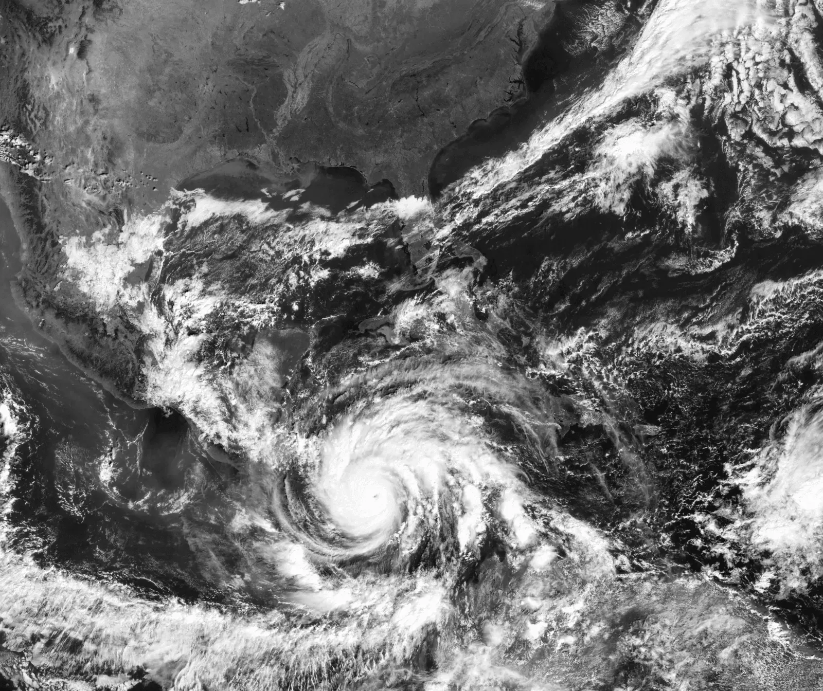 L’ouragan Iota, 2020, image satellite : NASA Earth Observatory, https://earthobservatory.nasa.gov